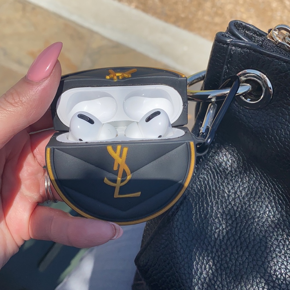 YSL Logo Silicon AirPod Case - Picture 11 of 11